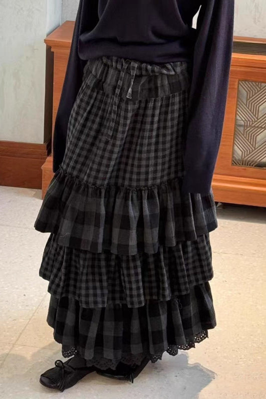 Subculture Fold-Over Waist Cake Skirt