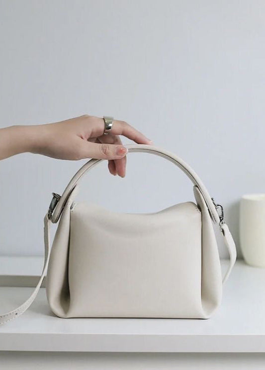 Ravenette - Structured Leather Crossbody Bag
