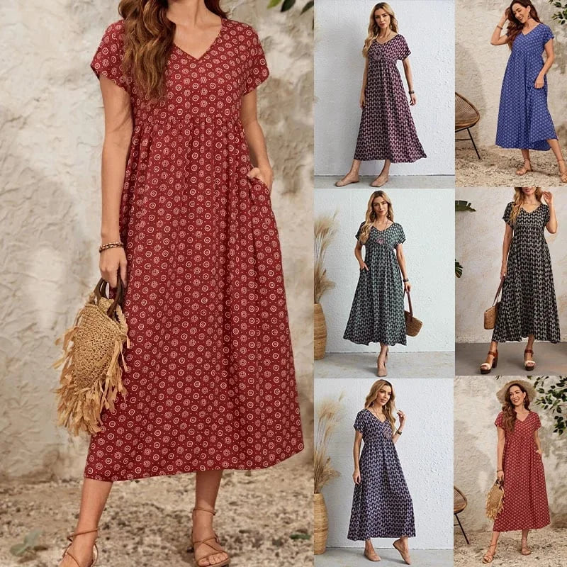 Casual Vintage Summer Dress | Great for Everyday Wear