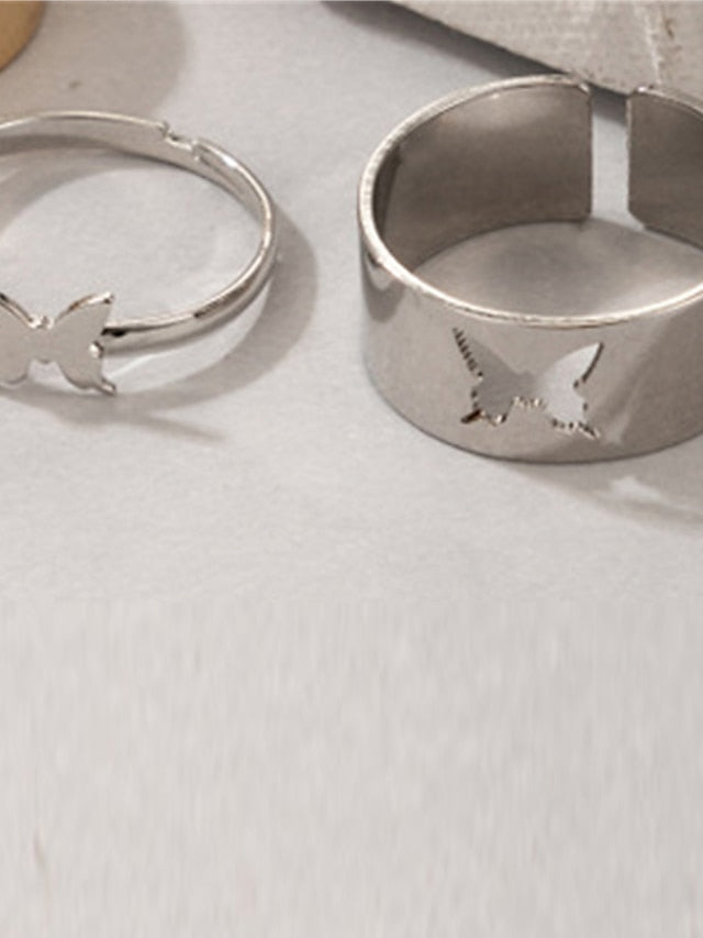 Rings Daily Outdoor Butterfly Ring for Women