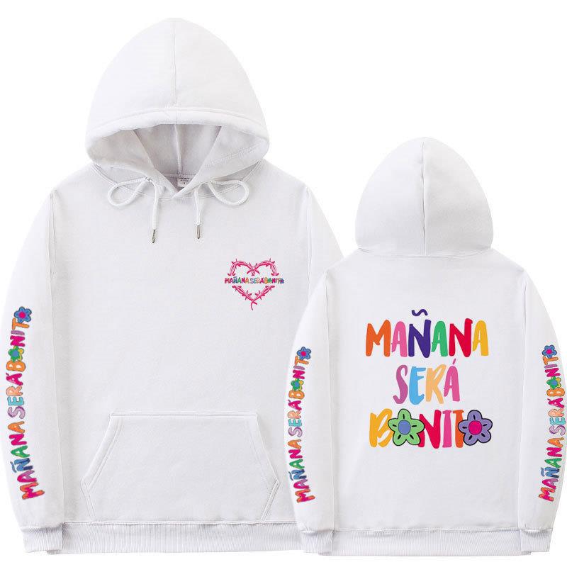 Sudadera con capucha informal con estampado de letras para mujer