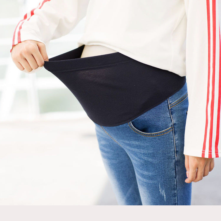 Vaqueros ajustados elásticos de maternidad con soporte abdominal para mujeres embarazadas