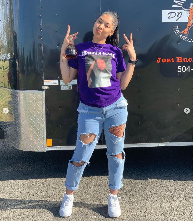 Vaqueros rasgados con corte elástico alto de color liso para mujer