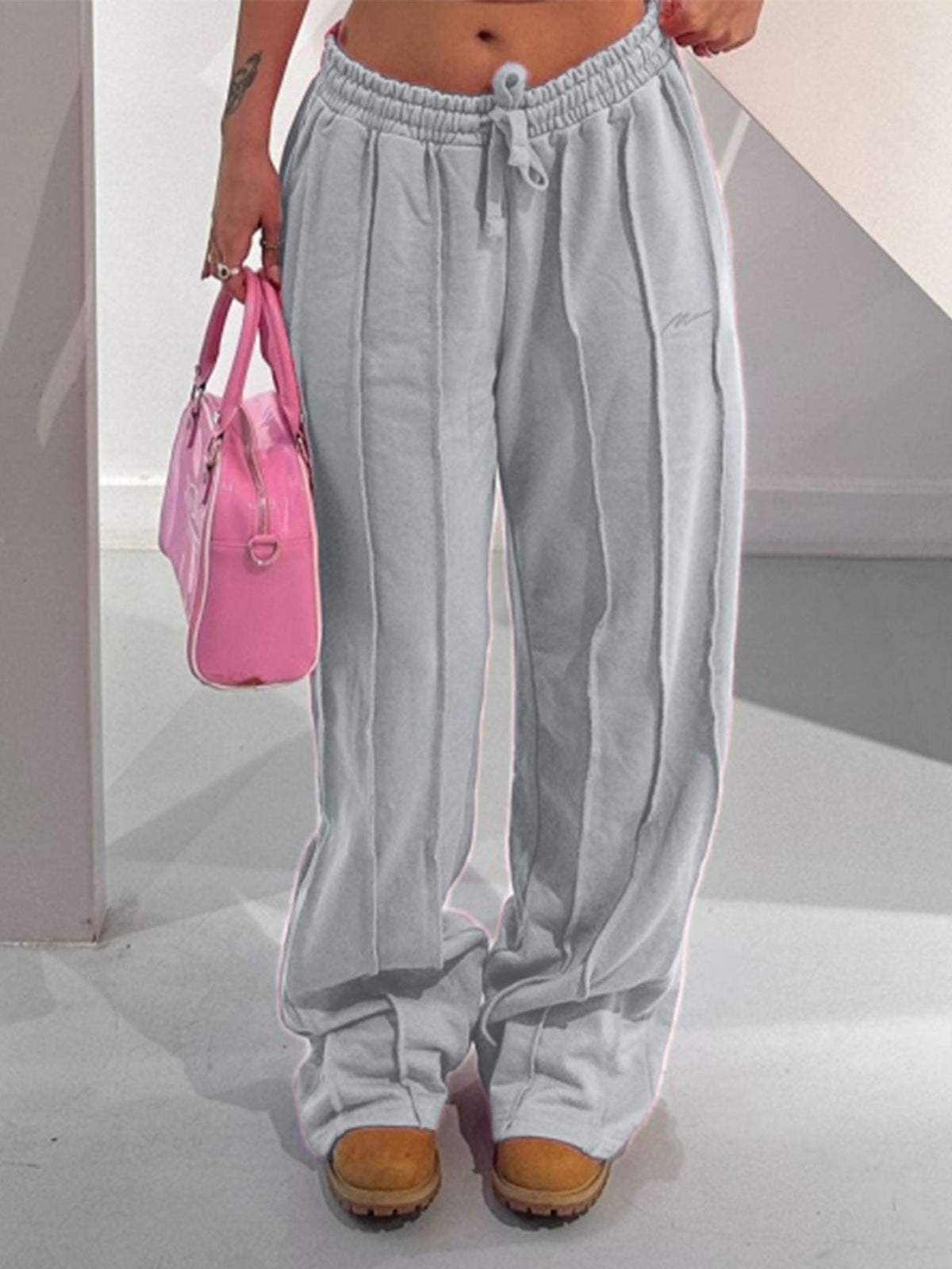 Summer Women Casual Loose Drawstring Pants