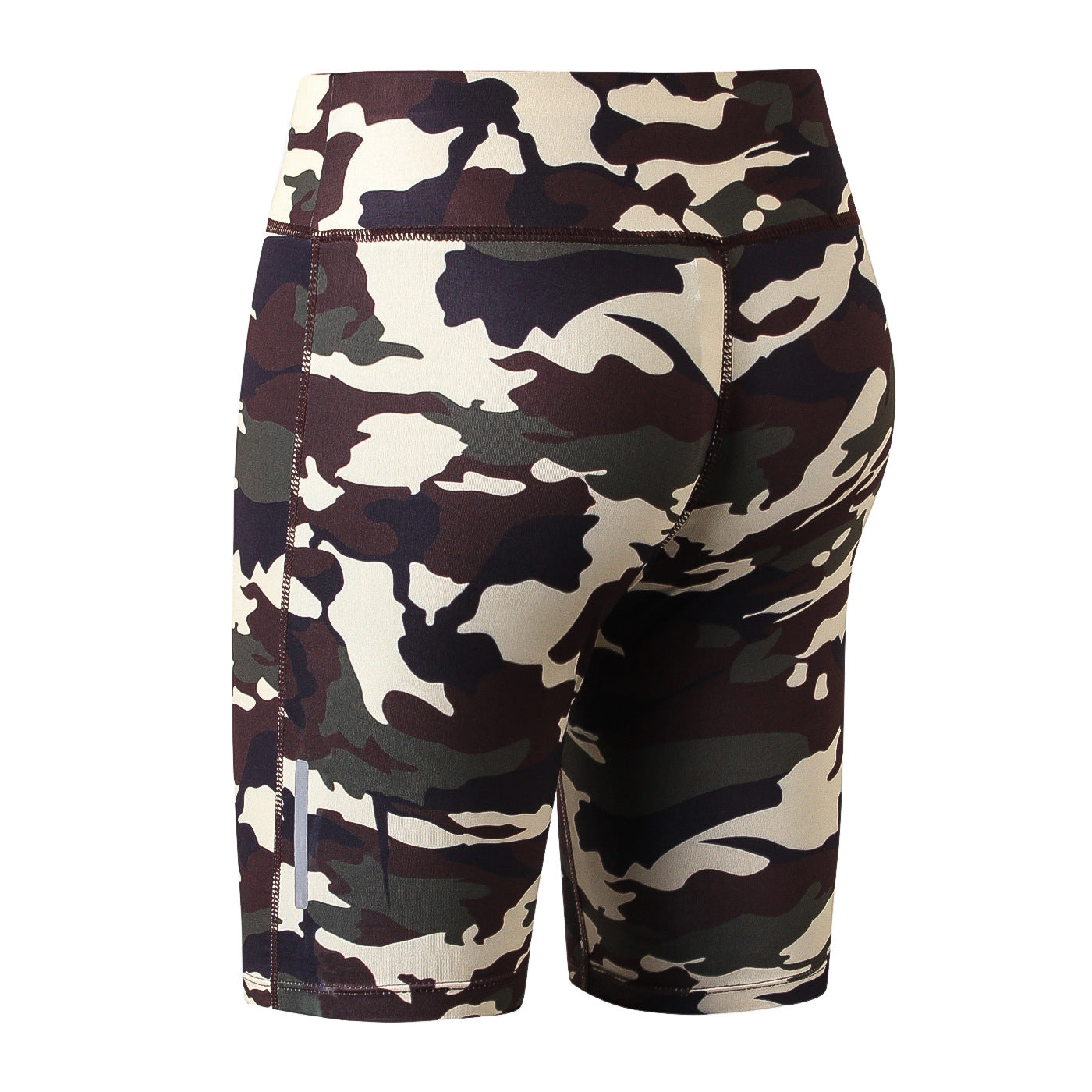 Women'S Casual Fitness Quick-Drying Tight Sports Cropped Biker Shorts