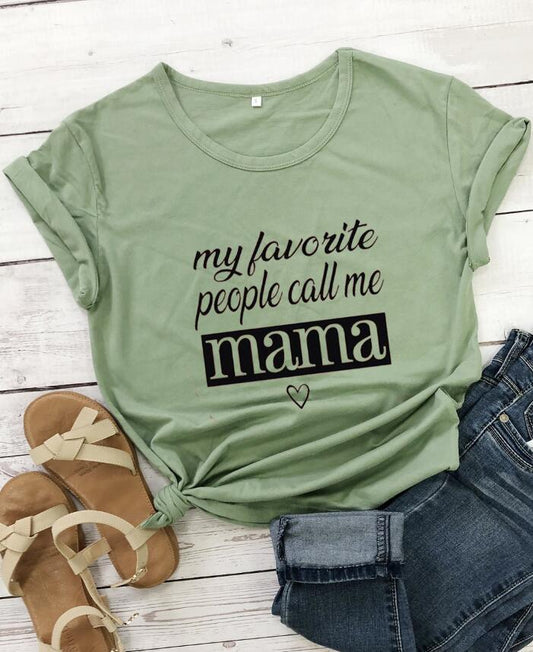 Camiseta informal de cuello redondo y manga corta para mujer con estampado de letras y eslogan