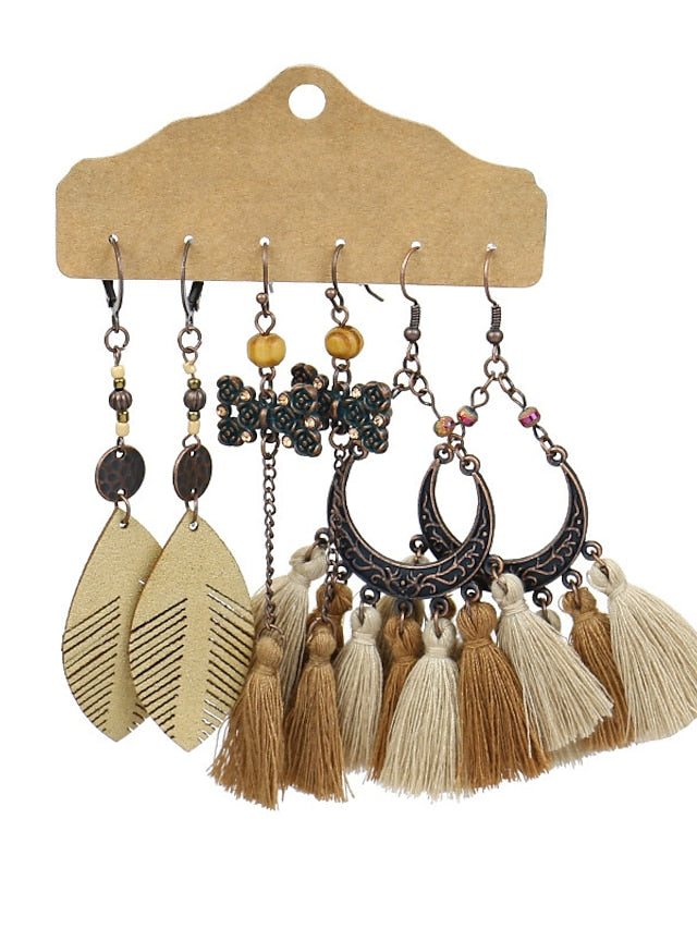 Earrings Vintage Party Flower Earring / Spring / Summer / Fall / Winter / Silver for Women