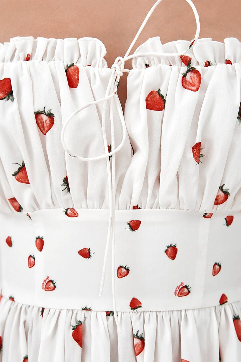 Floral Cami Tie High Waist Slit Midi Dress