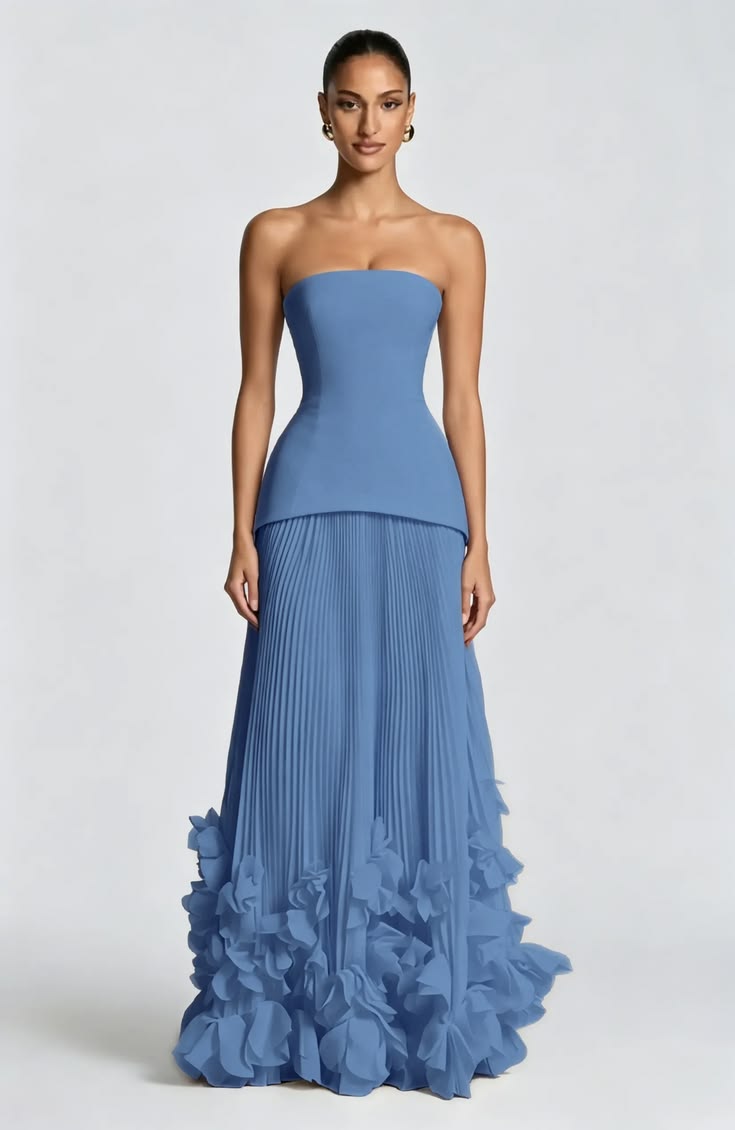 Zoe Strapless Maxi Dress