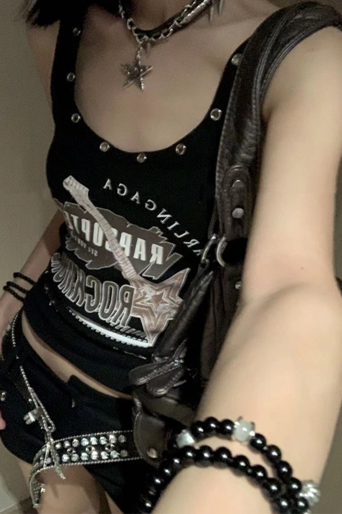 Retro Bodycon Crop Tank Top