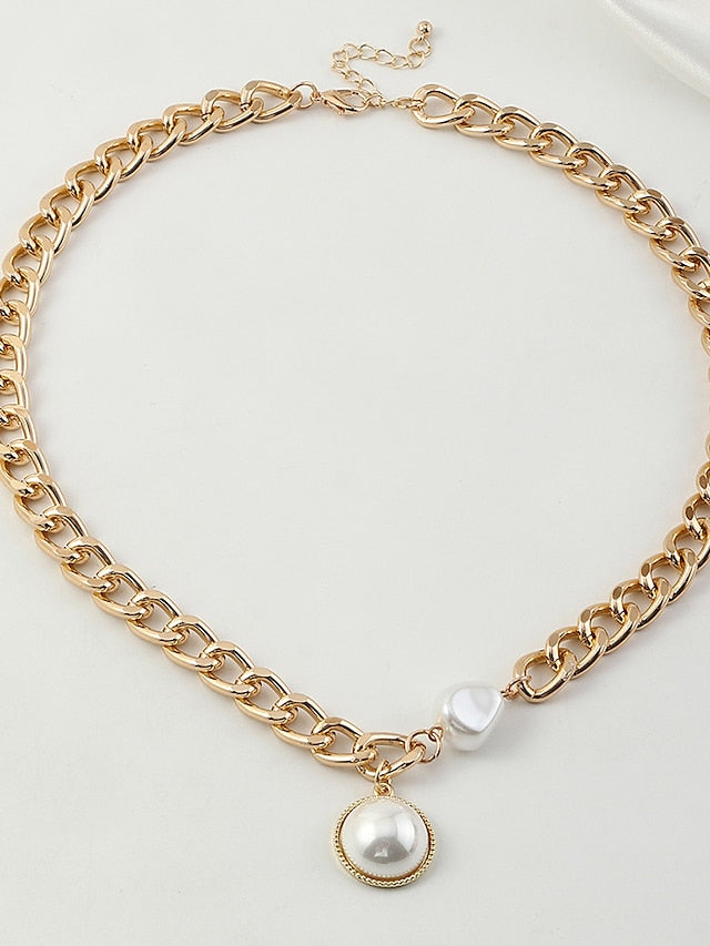 necklace Active Party Necklaces / Imitation Pearl / White / Fall / Winter / Spring for Women