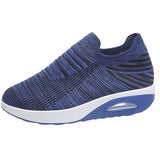 Women’s Trendy Slip-On Knitted Sneakers with Air Cushion | Ideal for Everyday Wear