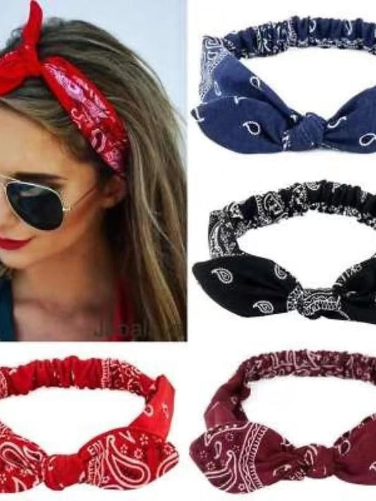 1PC Headbands Hair Band For Formal Outdoor Street Daily Classic Fabric Black White Dark Red for Women