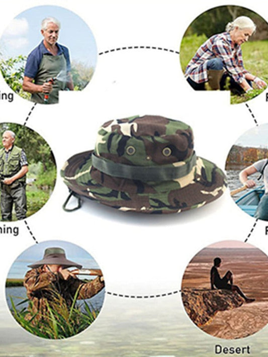 Men's Bucket Cloche Hat Outdoor Daily 3D Dgital Print Polyester Cloth Vacation Casual Outdoor 1 pcs for Women