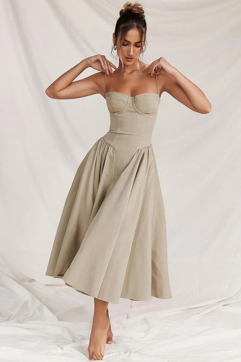 Claire - Waist Shaper Sundress