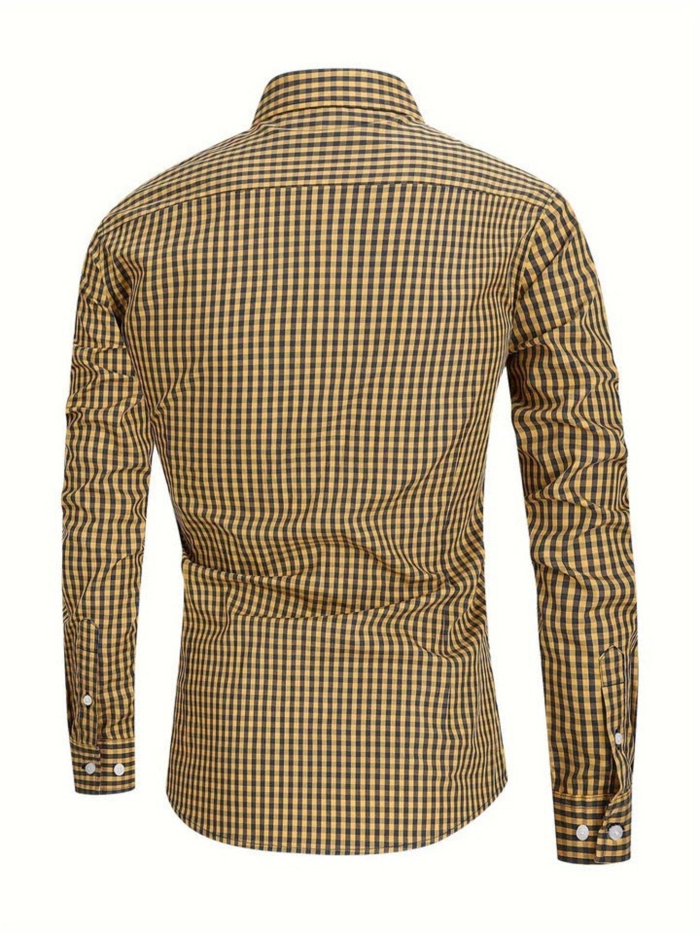 Walker - Camisa de cuadros de manga larga - Clásica - Tendencia - Ideal para otoño