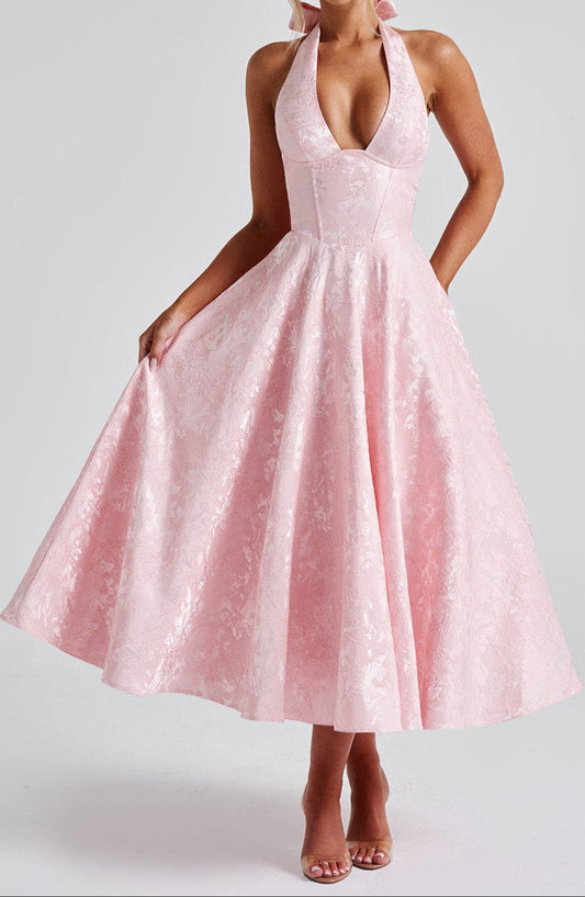 Helena Midi Dress - Blush