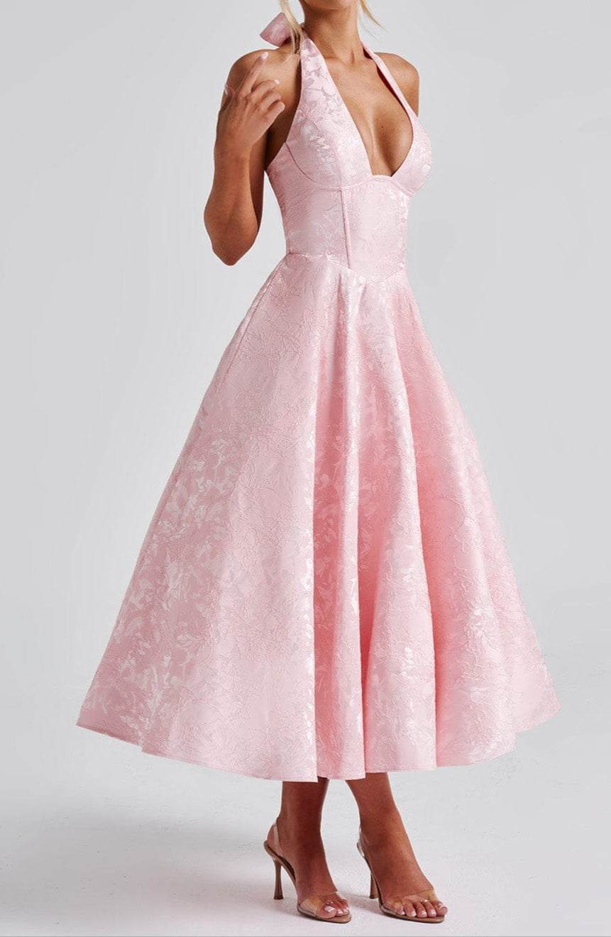 Helena Midi Dress - Blush