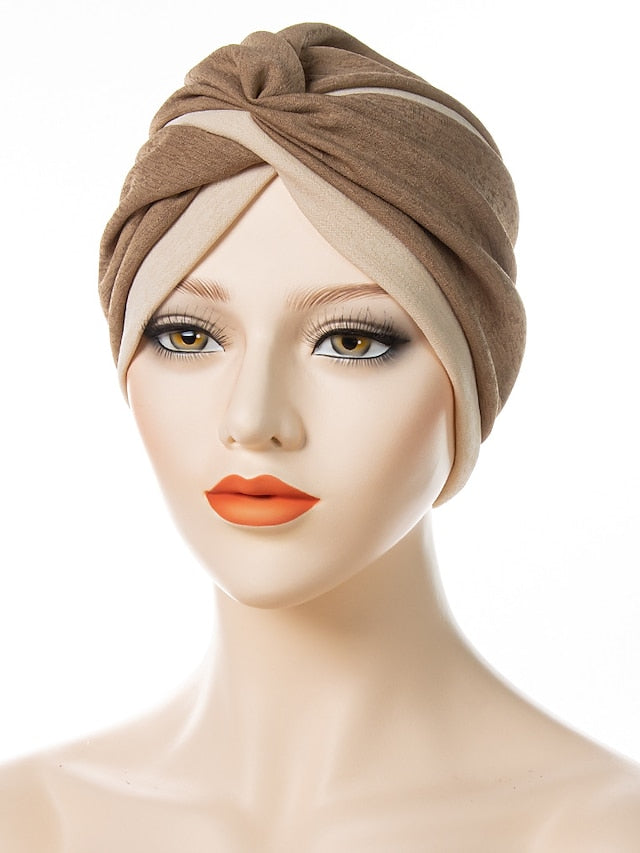 Turban Home Daily Holiday Patchwork Quilted Polyester Casual Sweet Casual Casual / Daily Convenient 1 pcs for Women