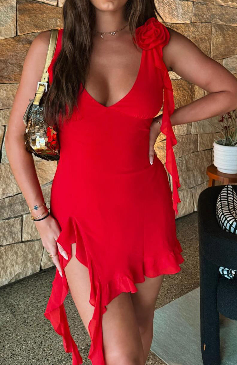 Julia Mini Dress Red