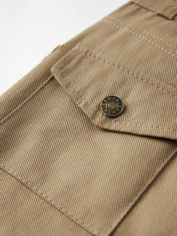 Street Khaki Cargo Skirt