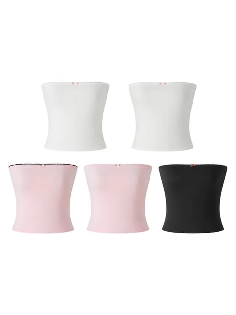 Rose Trim Tube Top