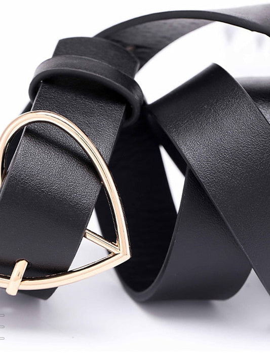 Belt PU Black Brown Coffee Waist Belt Daily Work Pure Color / Spring / Summer / Fall / Winter / Alloy for Women