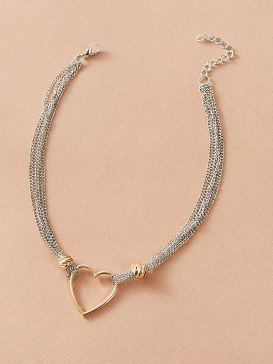 Heart Decor Choker for Women