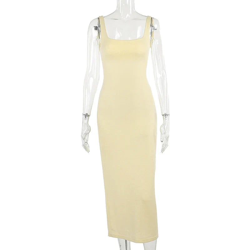 FashionSierra - Women Fit Wrap Bodycon Vintage Knitted Long Club Party Maxi Dress