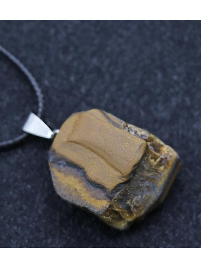 Europe And The United States New Original Stone Pendant Multi-Color Agate Stone Necklace for Women