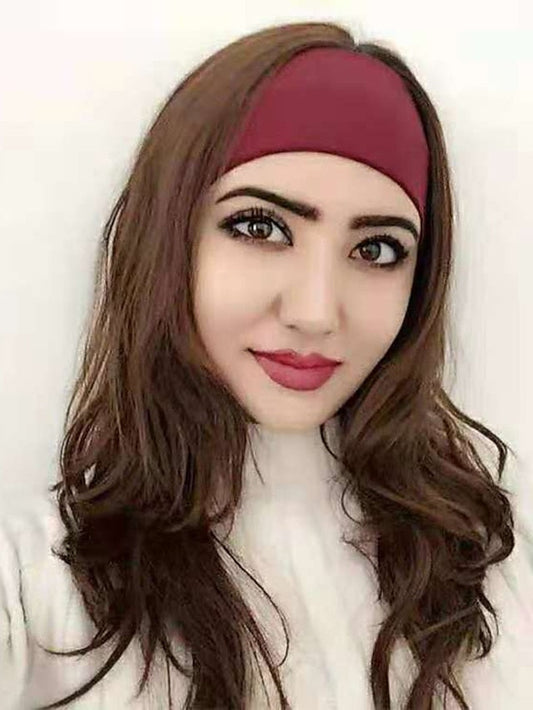 1pc Headbands Bandana Hair Scarf For Street Gift Holiday Head Classic Fabric Black Gray Purple for Women