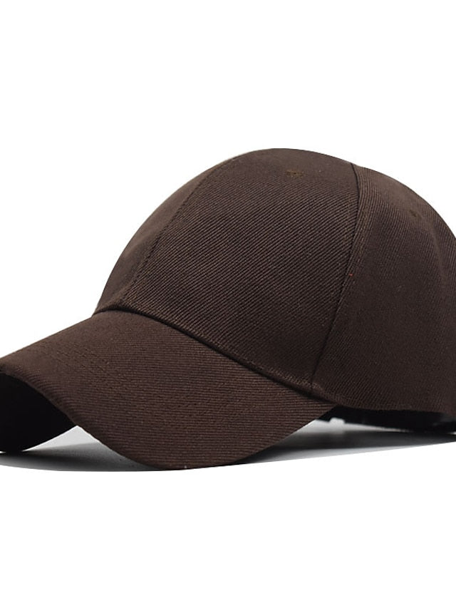 1pcs Unisex Cap Casual Solid Curved Sun Visor Baseball Cap Adjustable Snapback Hats For Women Men Hip Hop Cap Street Dad Hat for Women