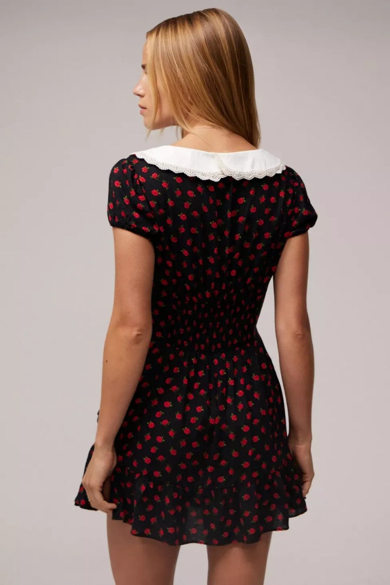 Minivestido floral Maeve en azul Kimchi