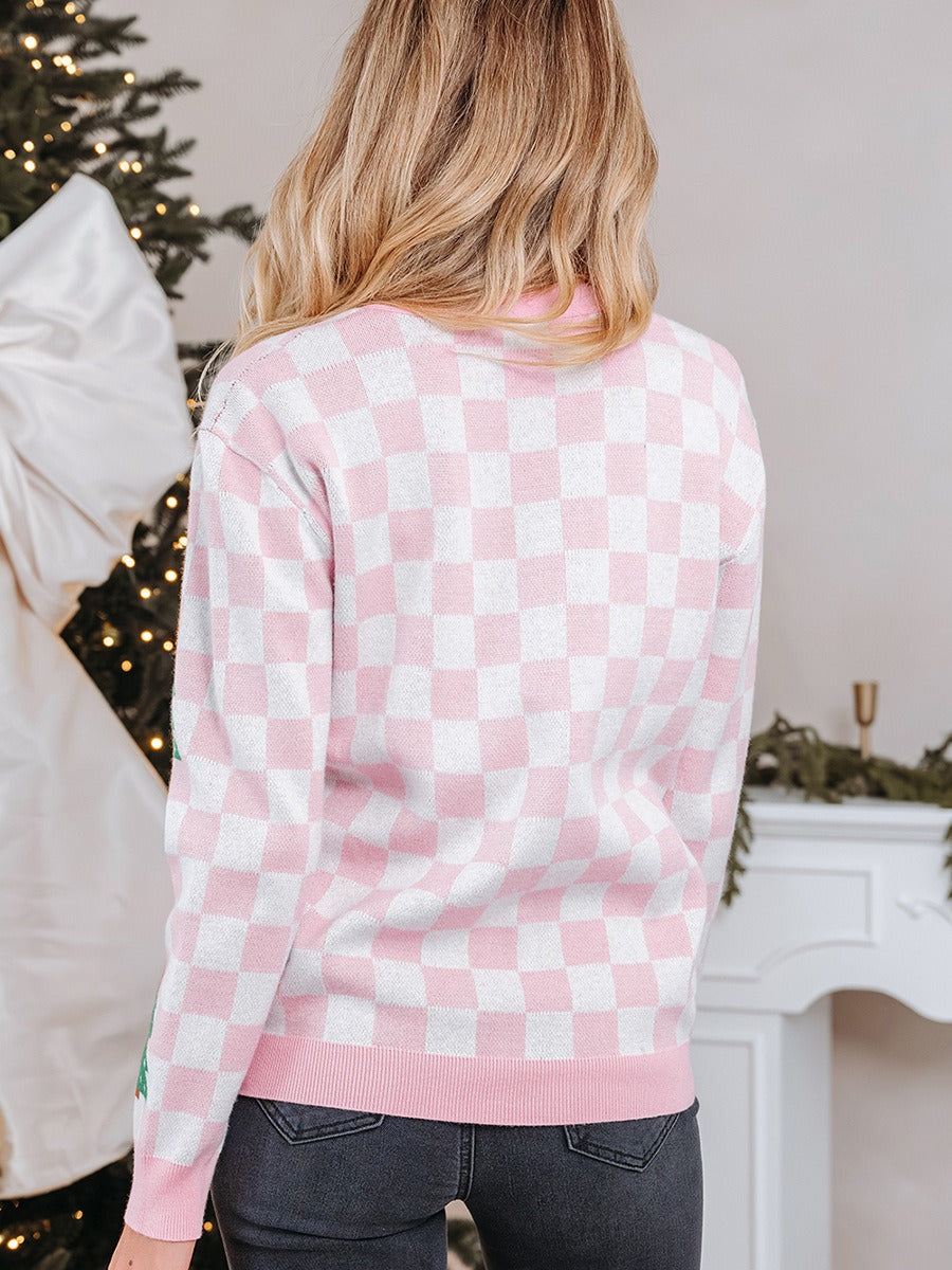 A Multi-Button Cardigan Knitted Top
