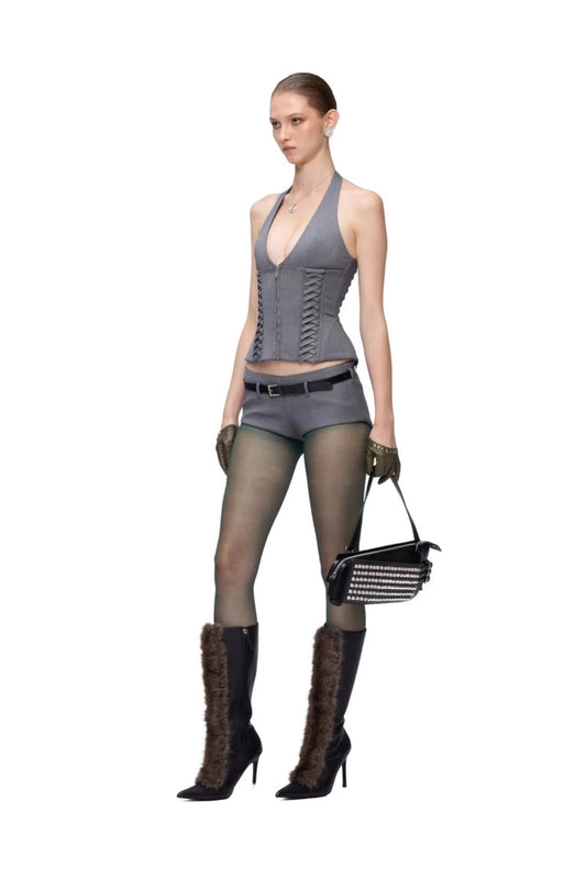 Julia Halterneck Corset Set