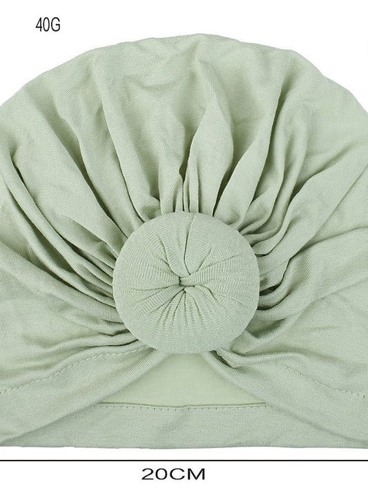 Kid's Fascinators Muslim Hijab Outdoor Home Daily Solid / Plain Color Polyester Cloth Casual Boho Casual / Daily 1 pcs for Women