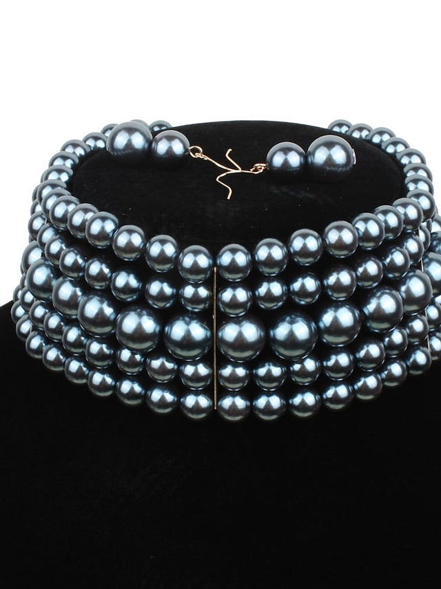 necklace Chic & Modern Party Pure Color Necklaces / Black / Red / Fall / Winter / Spring for Women