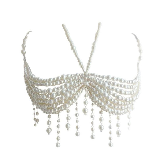 Halter beaded tassels hollow out crop cut out top | Festival Outfits Women
