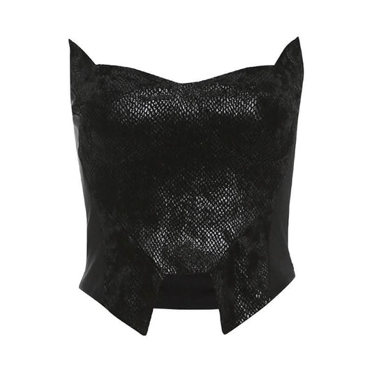 Textured solid backless tube crop top | Festival Outfits Women