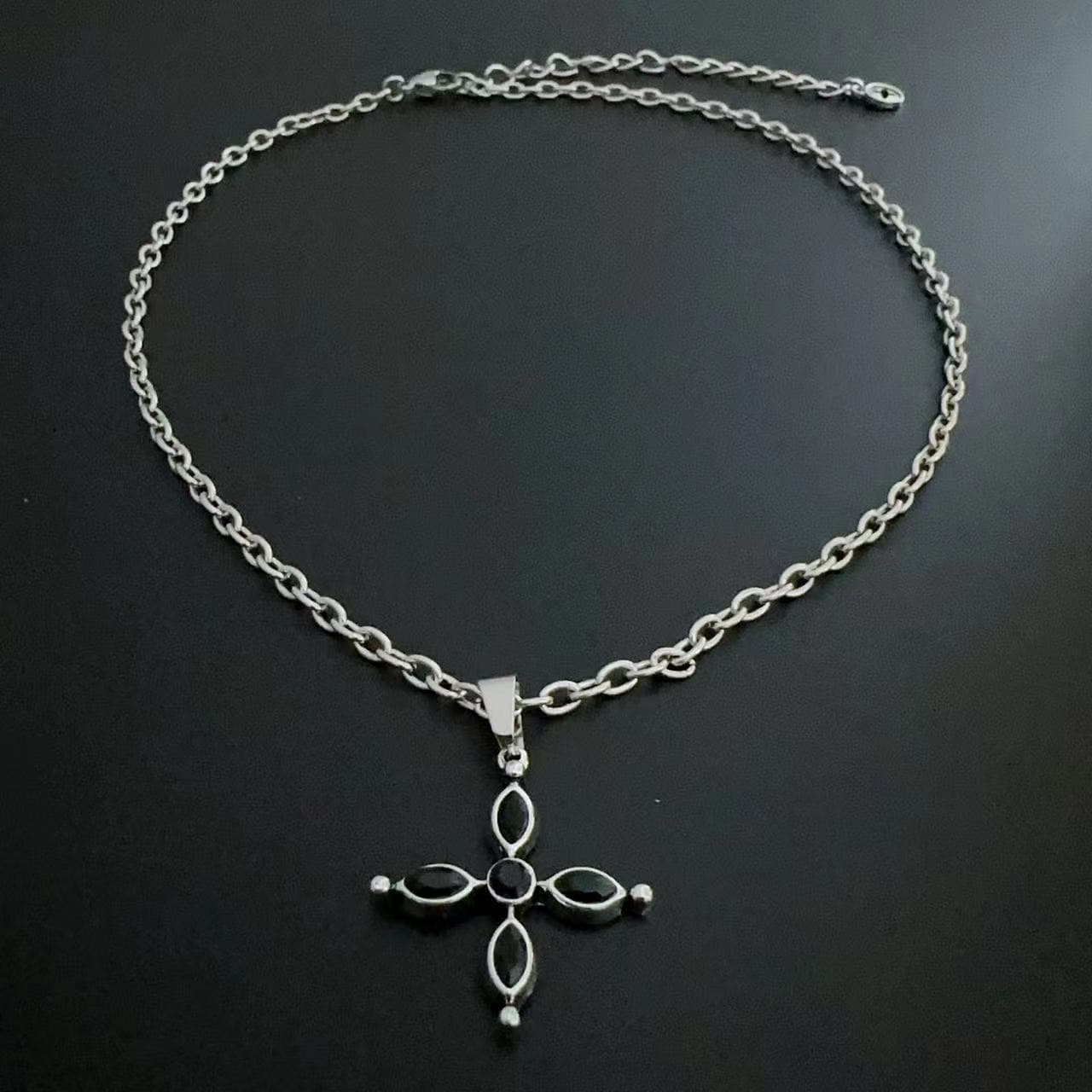 Heart cross beaded 2 pcs necklace | Festival Outfits Women