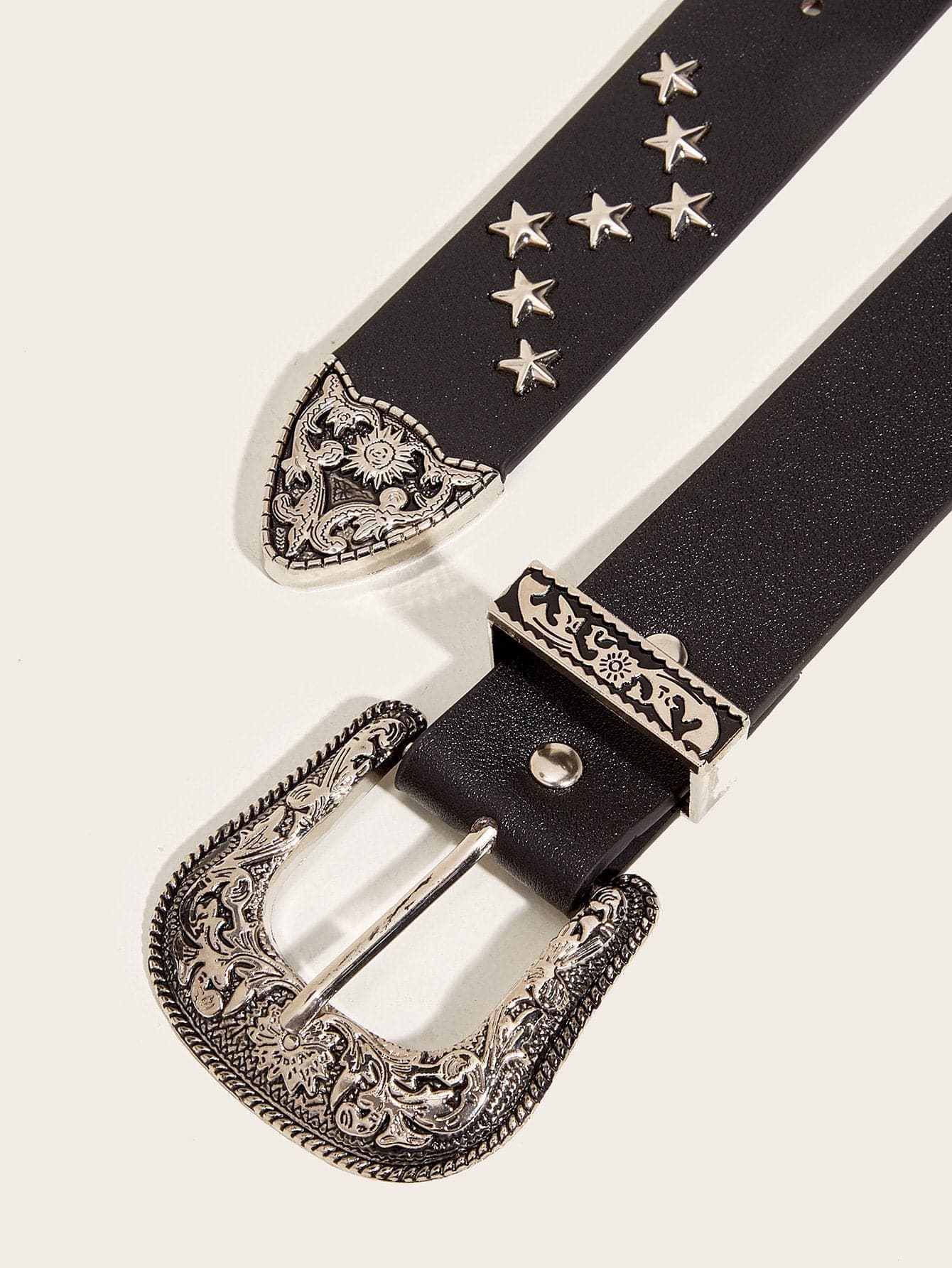 Star PU leather adjustable belt | Festival Outfits Women