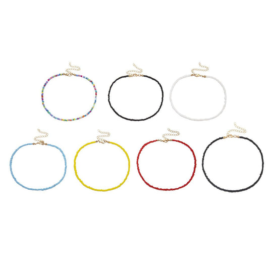 Beaded multicolor necklace