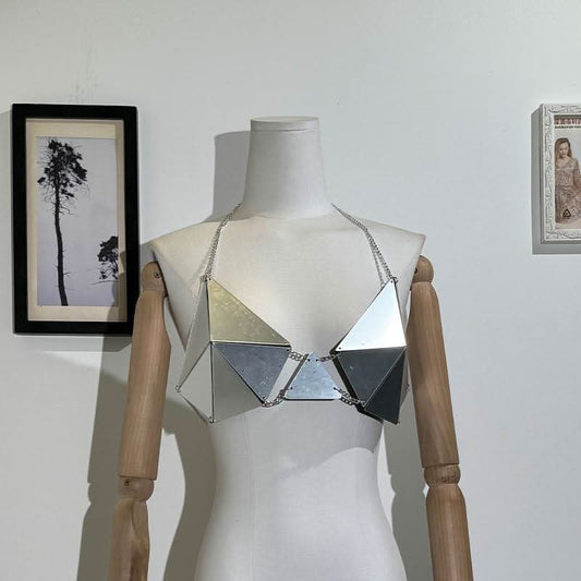 V neck halter hollow out backless cut out top | Festival Outfits Women