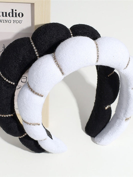 1PC Headbands Sponge Headband For Daily Face Washing Fabric for Women