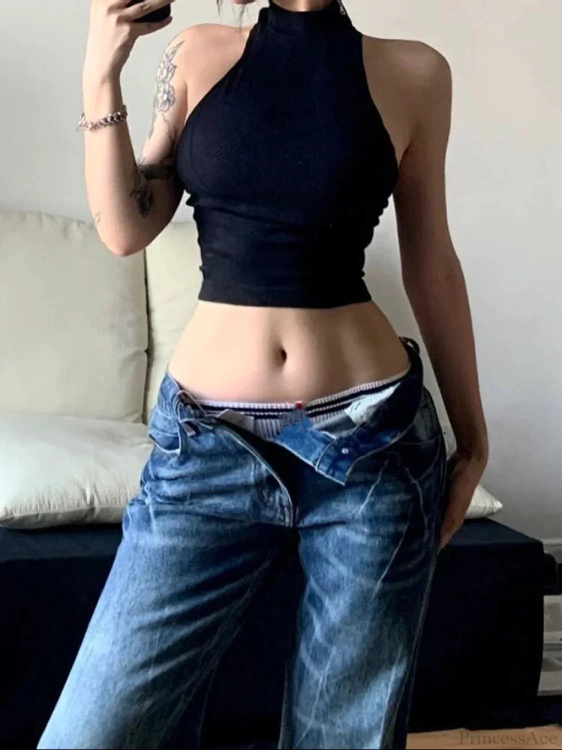 Korean Gothic Vintage Grunge Pant