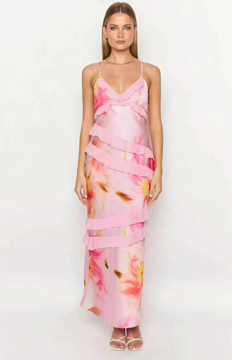 Inara Ruffle Maxi Dress