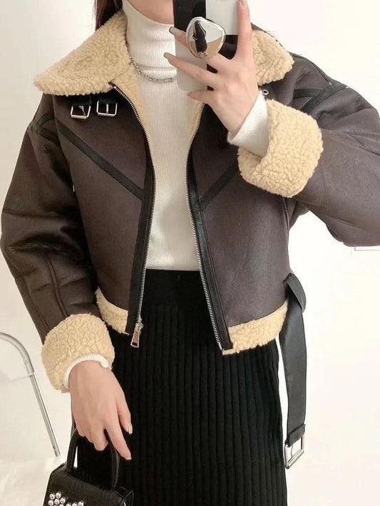 Marta Leather Coat