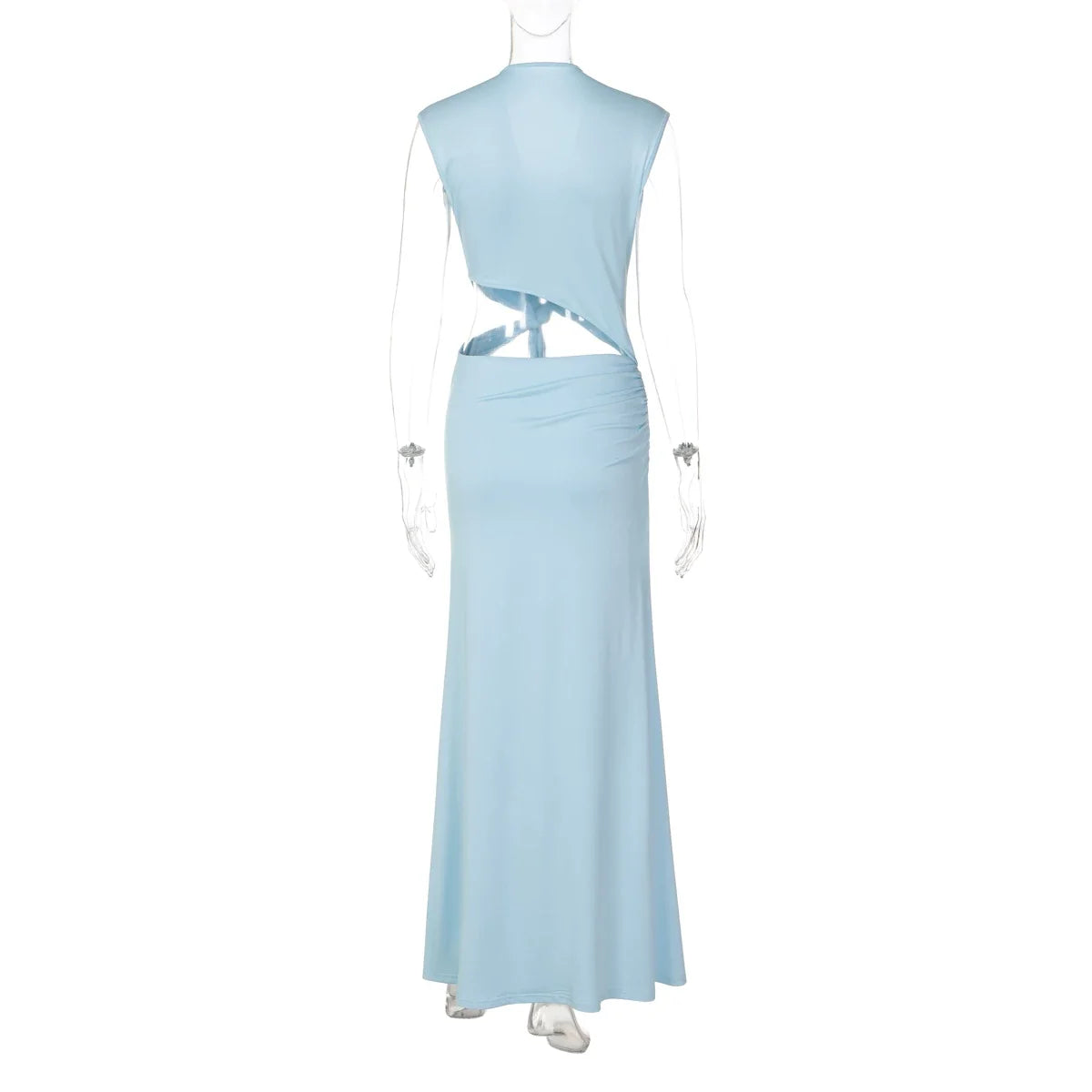 Amiya Knot Cut-Out Maxi Dress