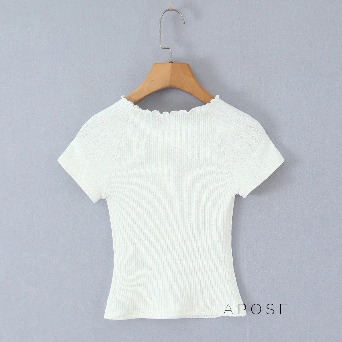 Angelyn Short Sleeve Buttoned Top