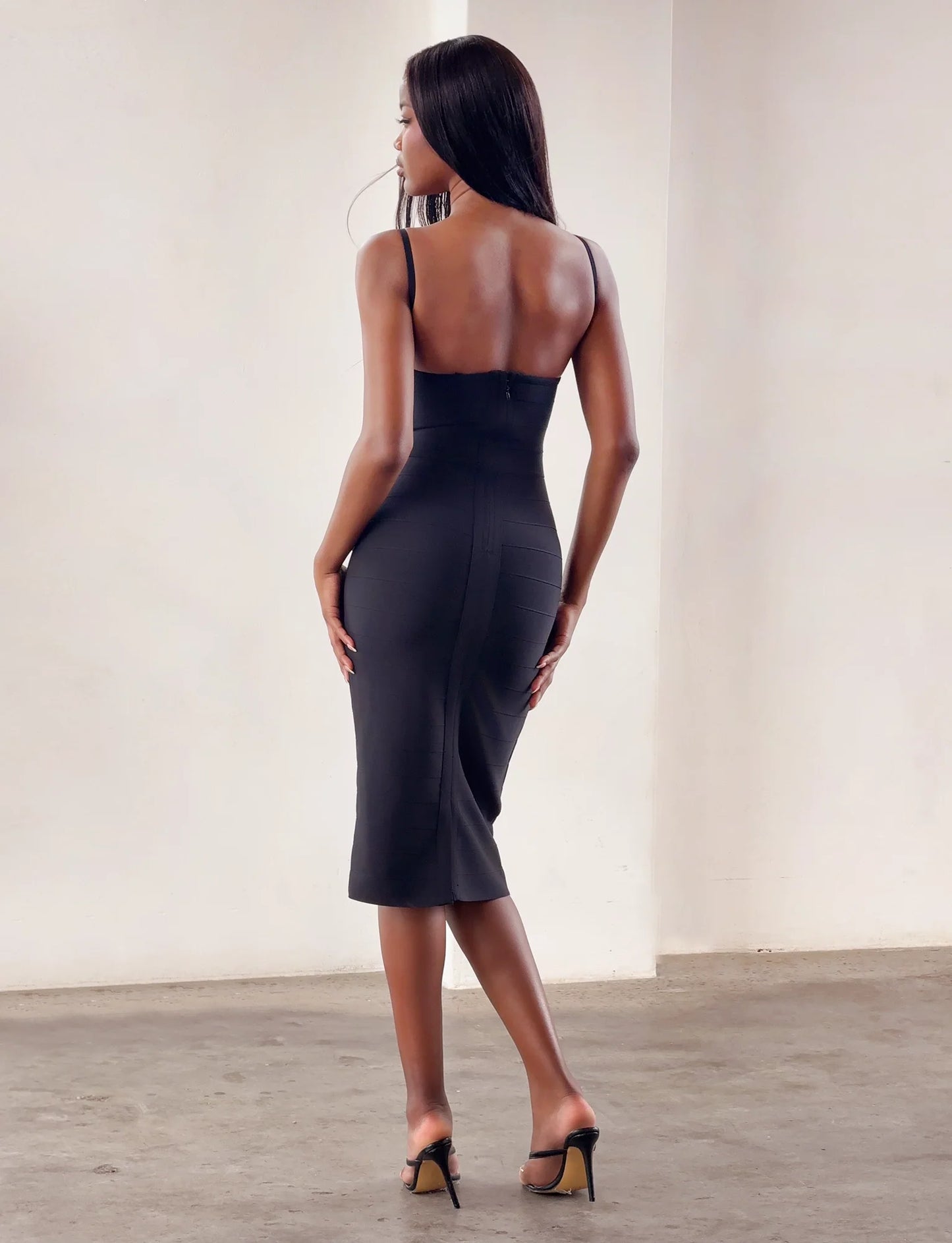 Anijah Midi Bandage Dress